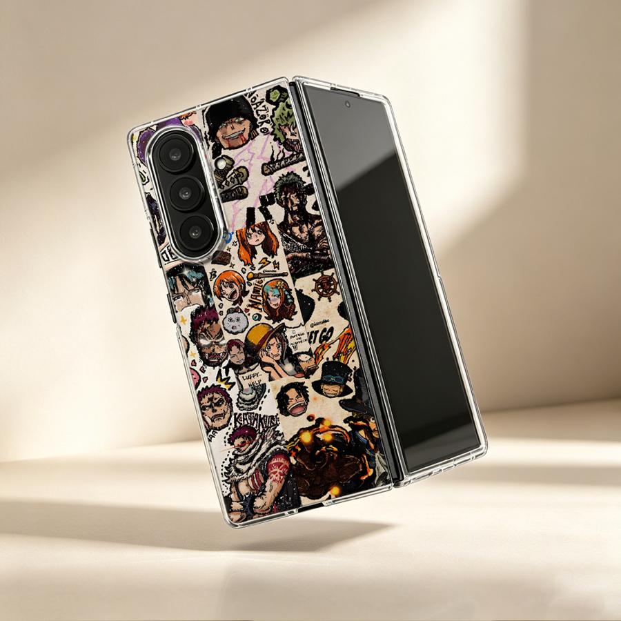 Phone Cases Z Fold 6 - Crew Bond Luffy Case for Samsung
