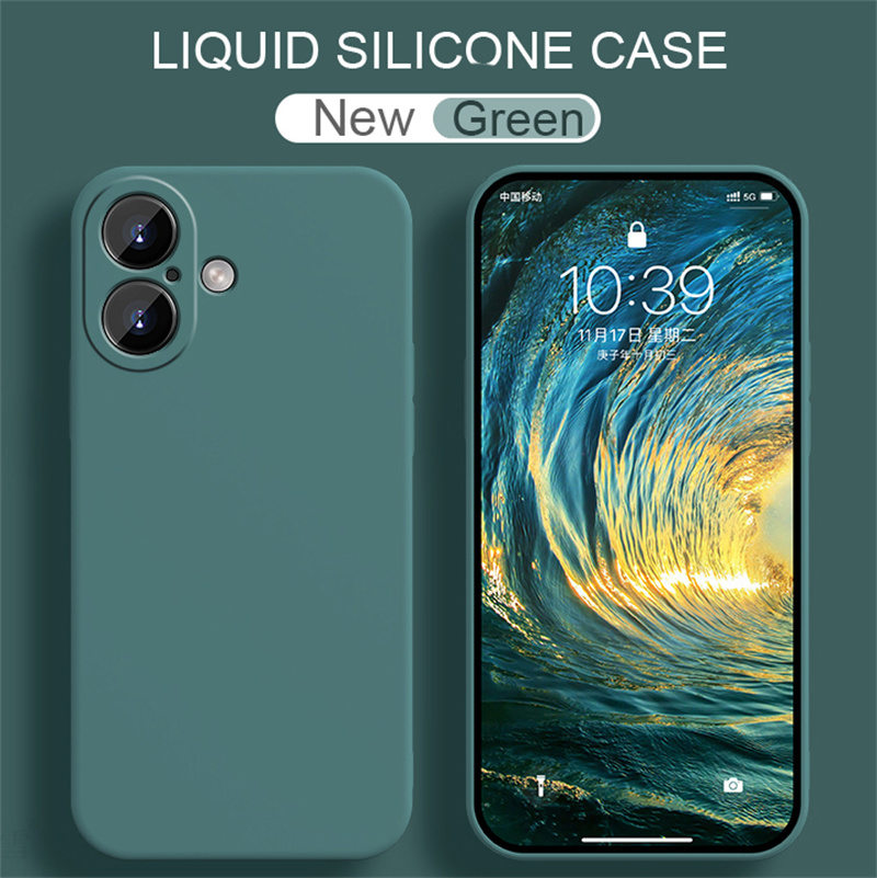 Phone Cases Classy - Luxury Original Liquid Silicone For iPhone