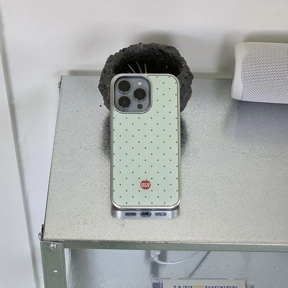 Korean Ins High-end Cartoon Ap - Phone Cases Polka Dot review and price