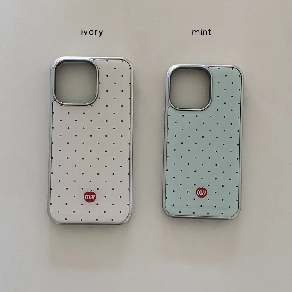 Korean Ins High-end Cartoon Ap - Phone Cases Polka Dot review and price