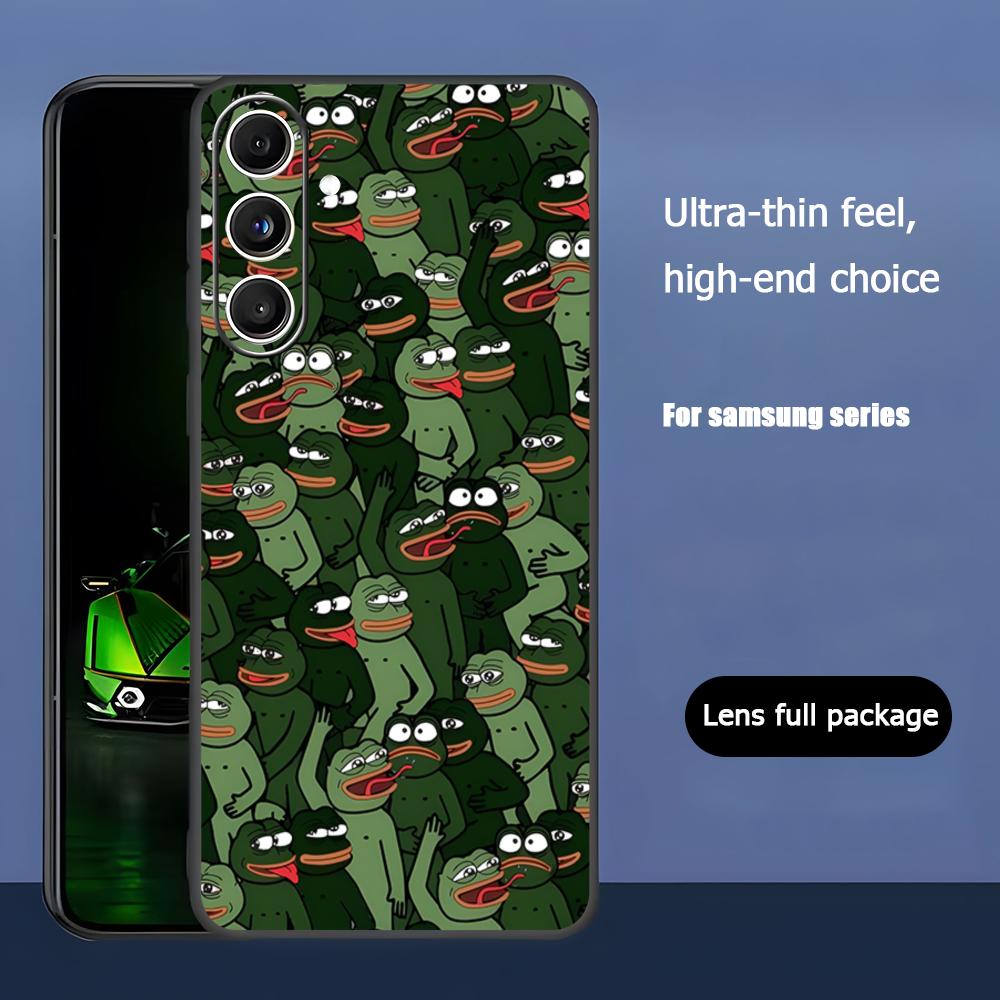 Sad Pepe the frog Draw Cool Ph - Phone Cases Black review and price