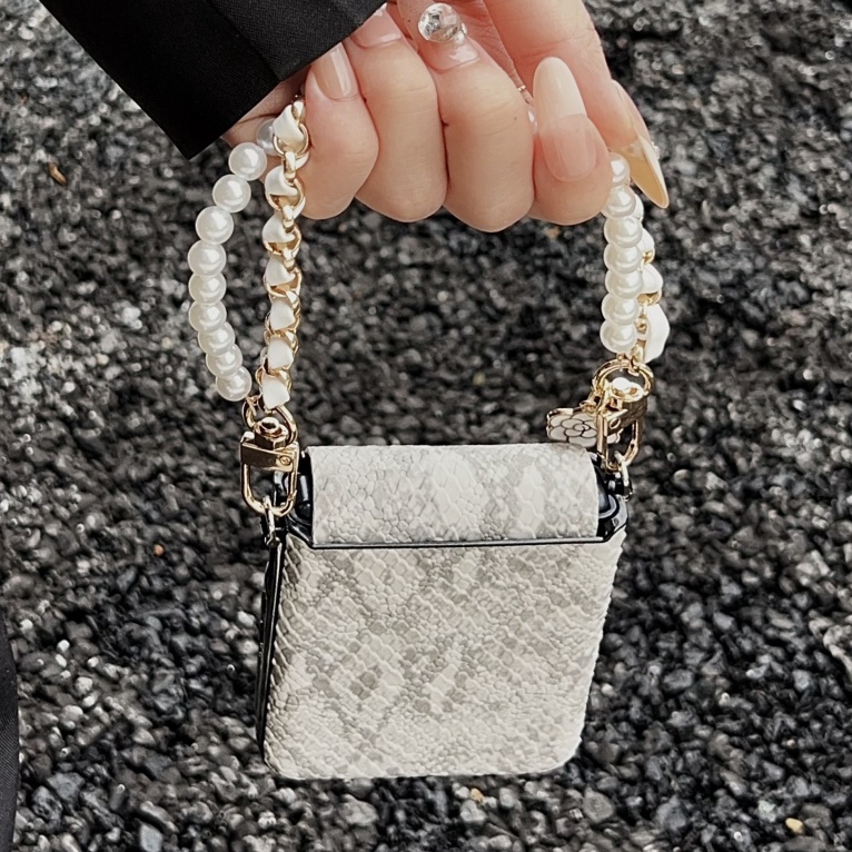 Luxurious Snake Texture Leathe - Flip Leather Case review and price