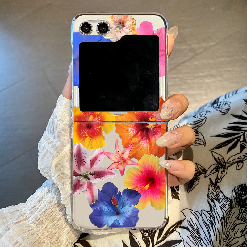 Realistic Floral Print Phone C - Phone Cases Z Fold 6 review and price