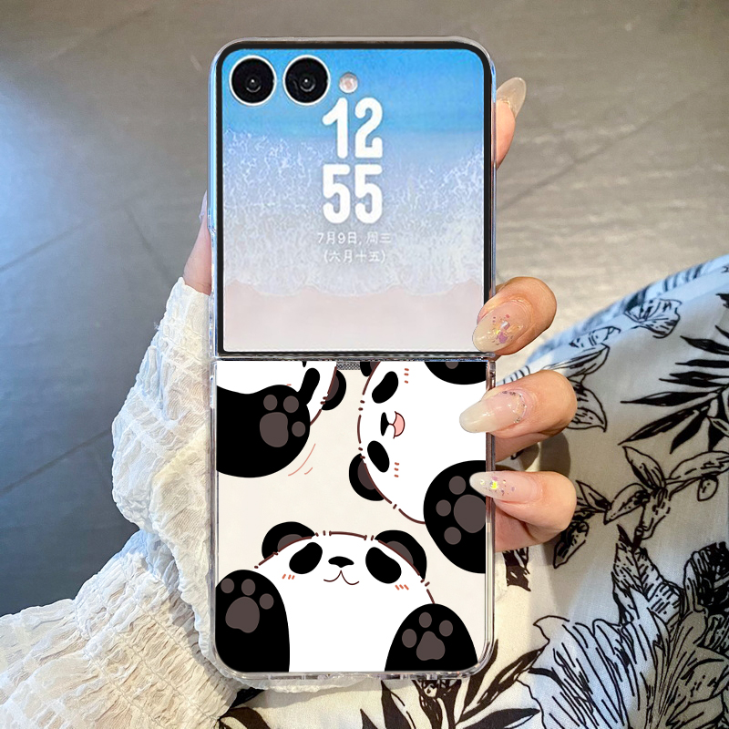 Cute Panda Print Phone Case Fo - Phone Cases Z Fold 6 review and price