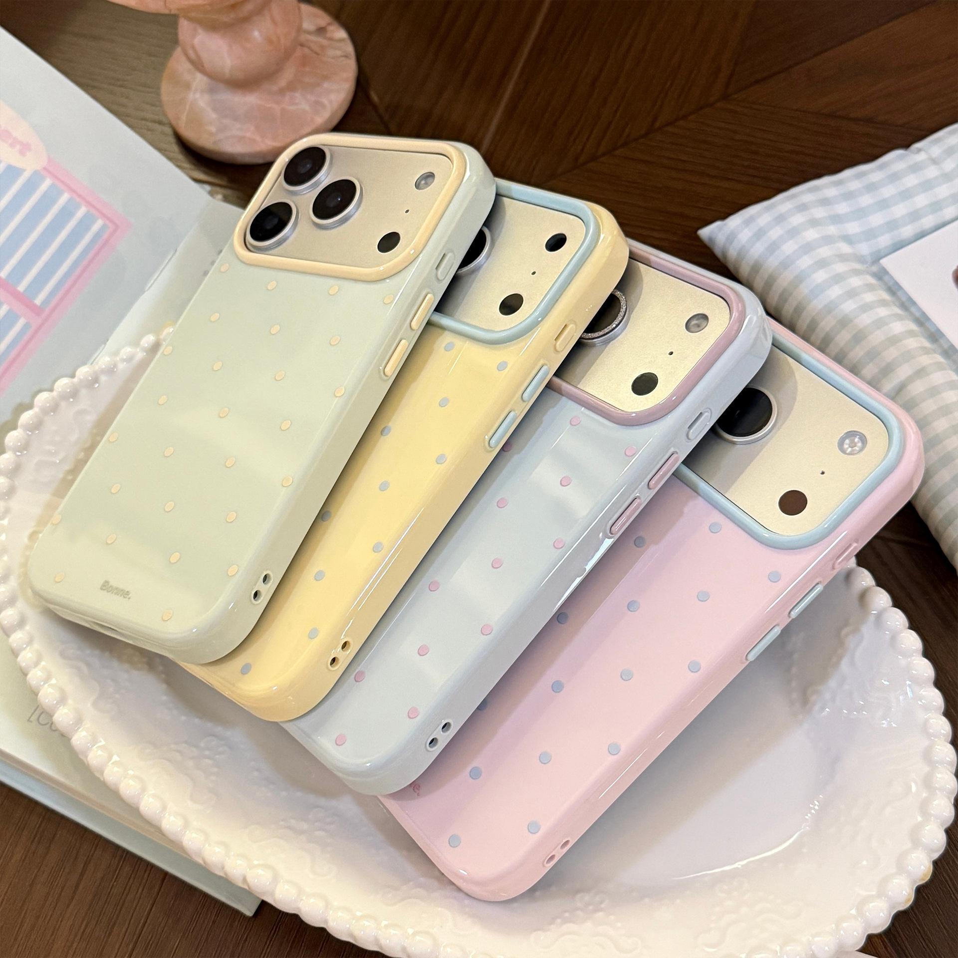 INS Korean Polka Dots Candy Co - Phone Cases Polka Dot review and price