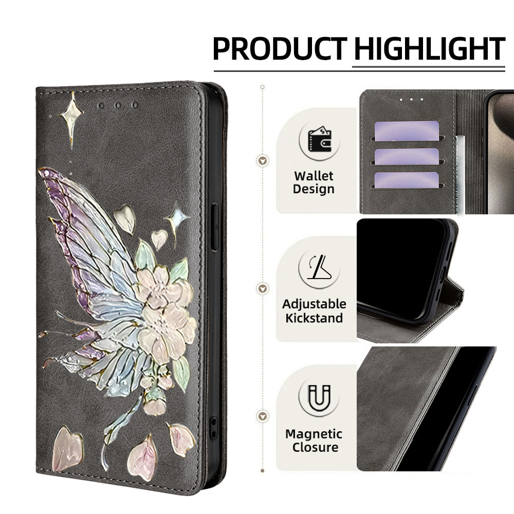 Popular Shockproof Butterfly P - Flip Leather Case review and price