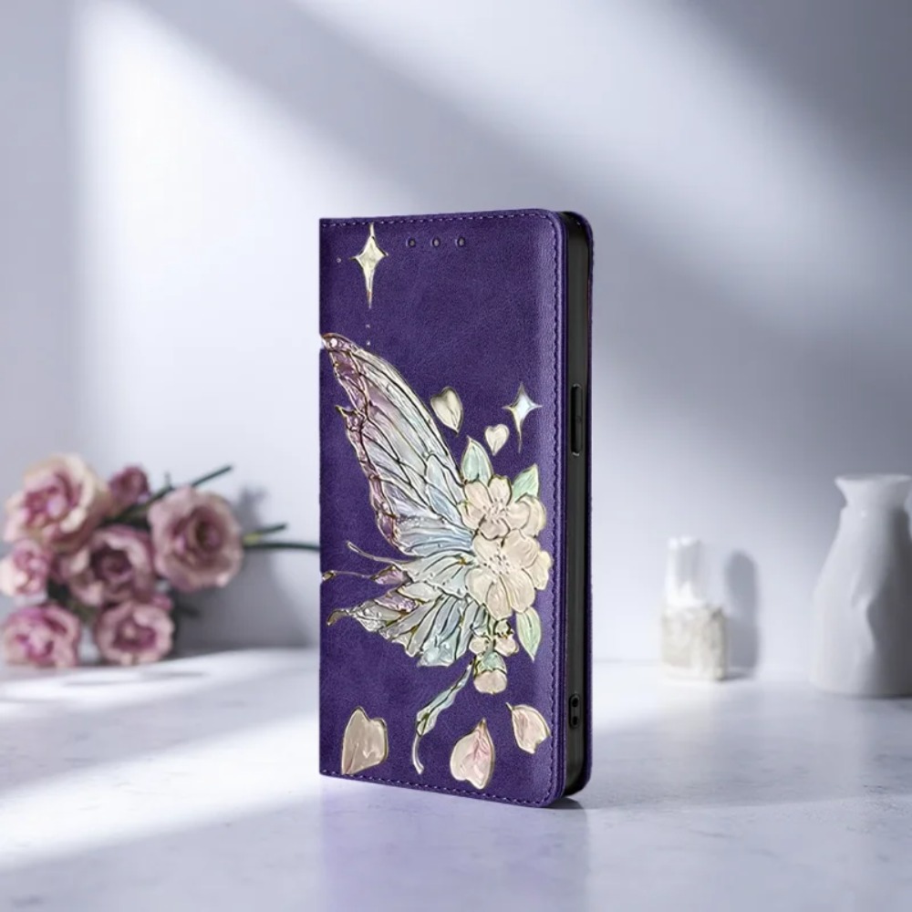 Painted Magnetic Flip Leather  - Flip Leather Case review and price